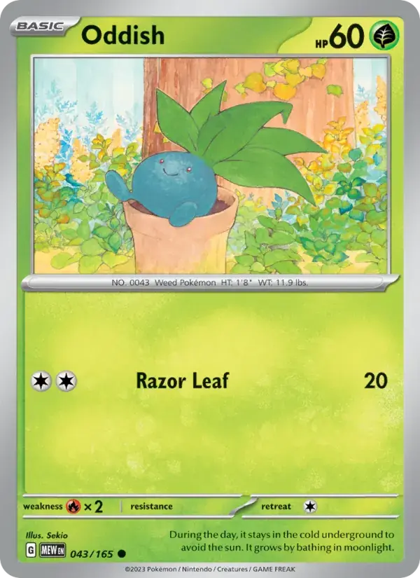 Oddish - 043/207 - 151