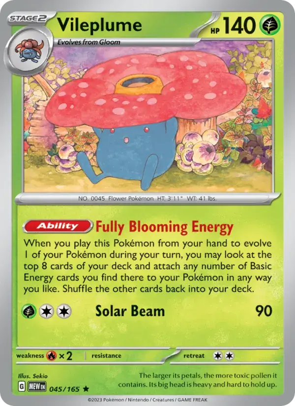 Vileplume - 045/207 - 151