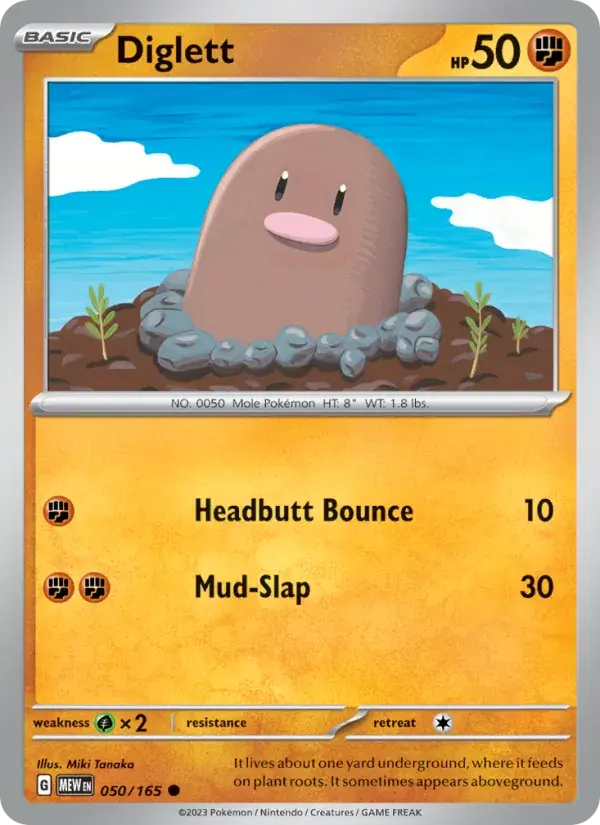 Diglett - 050/207 - 151