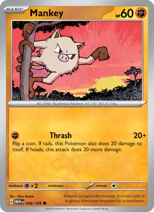 Mankey - 056/207 - 151