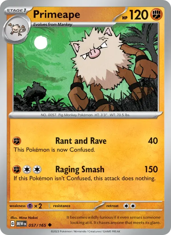 Primeape - 057/207 - 151