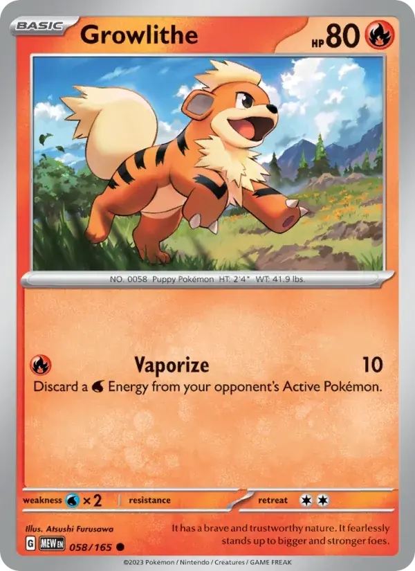 Growlithe - 058/207 - 151