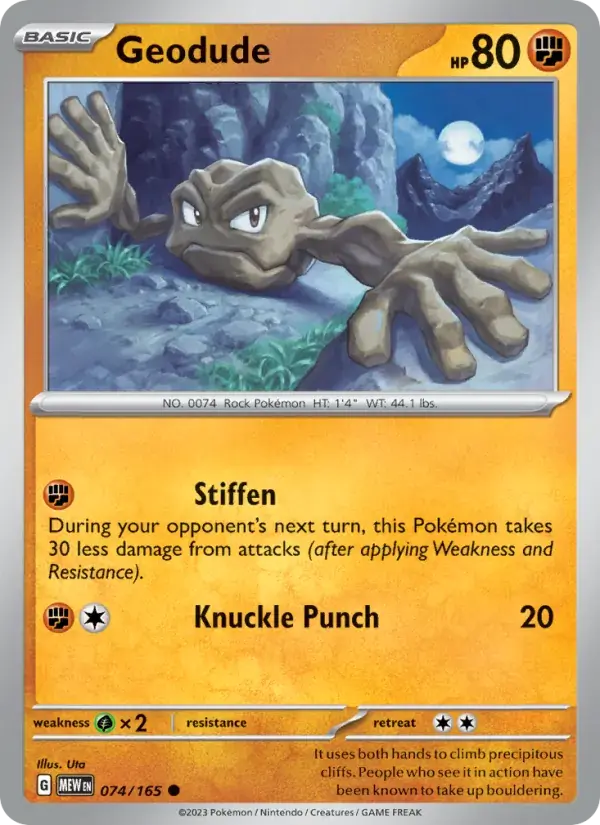 Geodude - 074/207 - 151