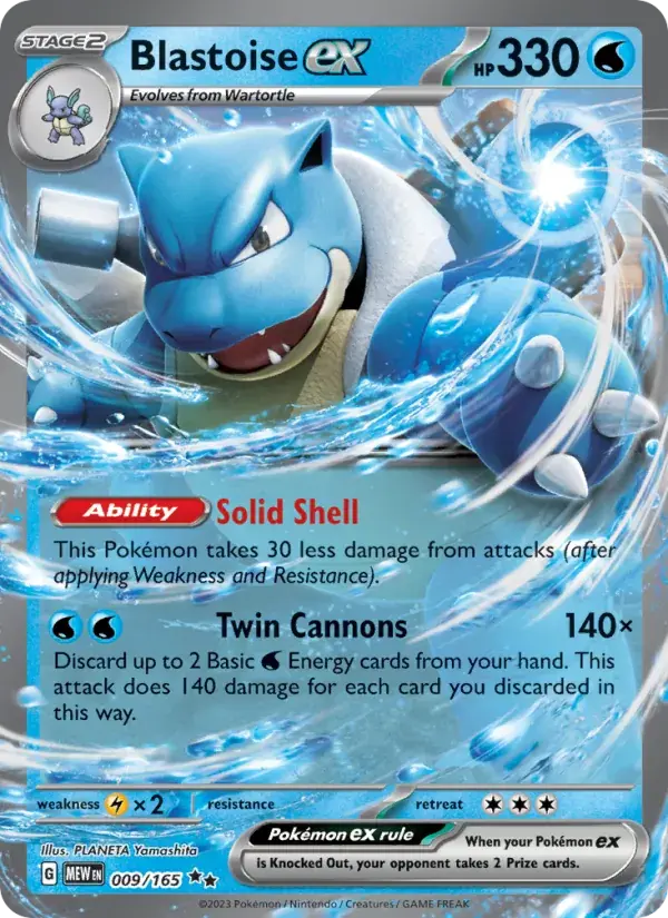 Blastoise ex - 009/207 - 151