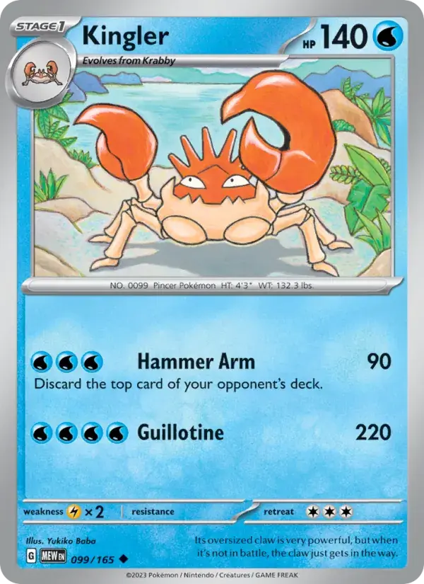 Kingler - 099/207 - 151