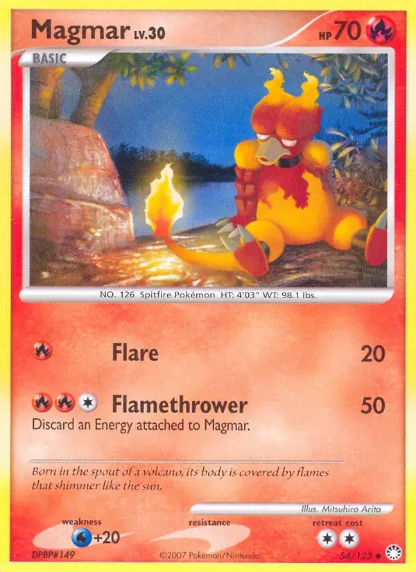 Magmar - 54/124 - Trésors Mystérieux