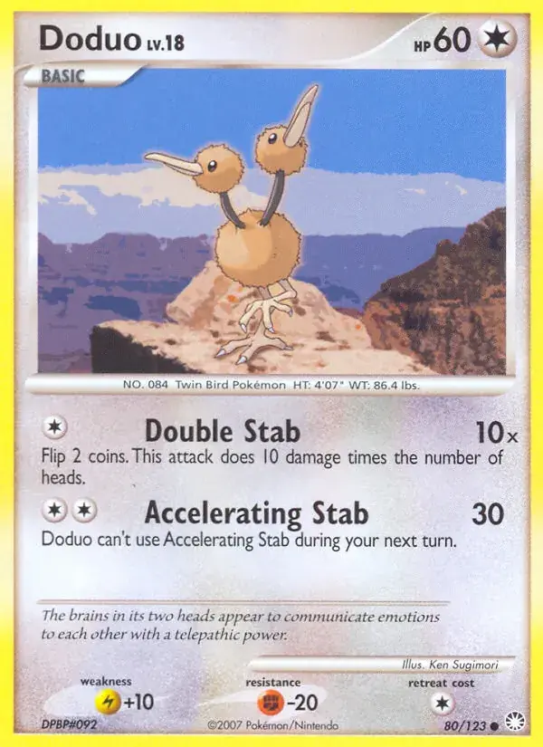 Doduo - 80/124 - Trésors Mystérieux