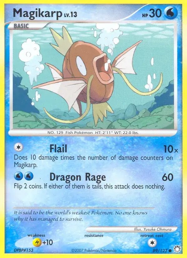 Magicarpe - 89/124 - Trésors Mystérieux