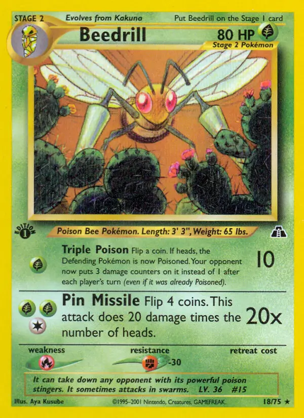 Beedrill - ND-18/75 - Neo Discovery