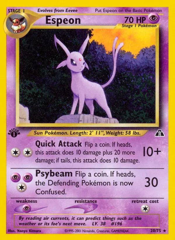 Espeon - ND-20/75 - Neo Discovery