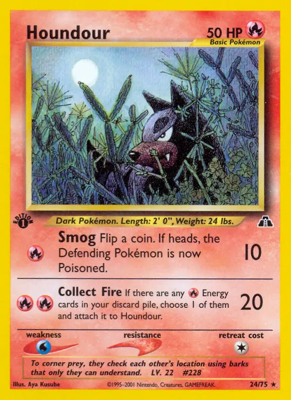 Houndour - ND-24/75 - Neo Discovery