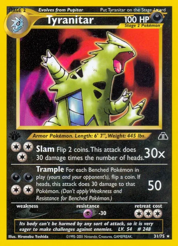 Tyranitar - ND-31/75 - Neo Discovery