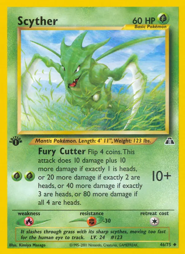 Scyther - ND-46/75 - Neo Discovery