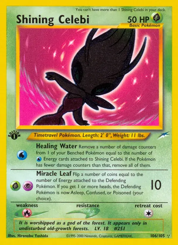 Shining Celebi - 106/113 - Neo Destiny