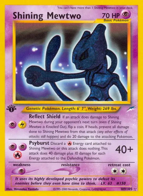 Shining Mewtwo - 109/113 - Neo Destiny