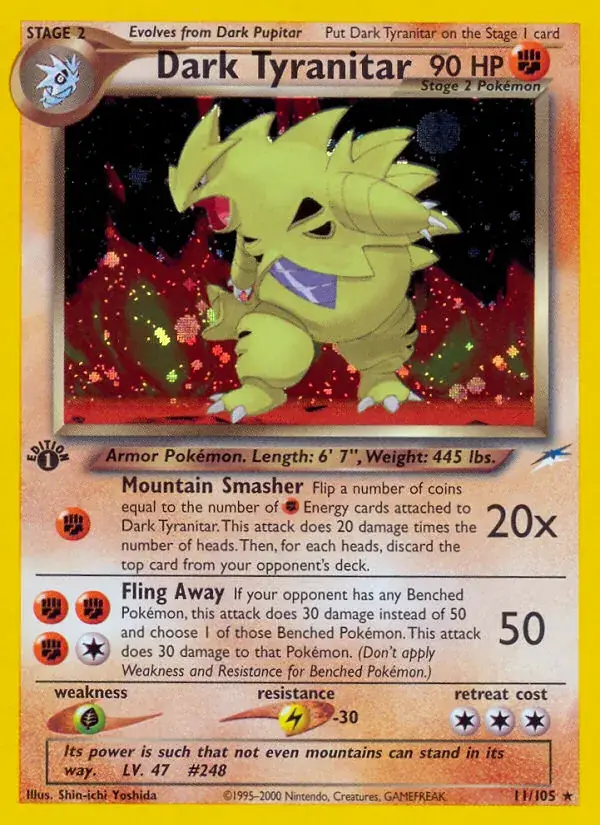 Dark Tyranitar - 11/113 - Neo Destiny