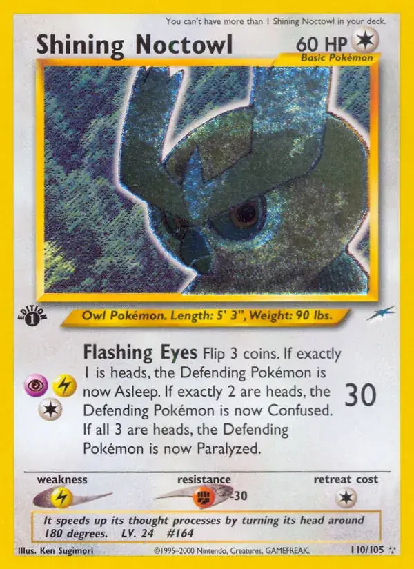 Shining Noctowl - 110/113 - Neo Destiny
