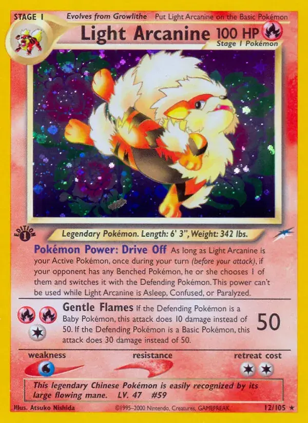 Light Arcanine - 12/113 - Neo Destiny