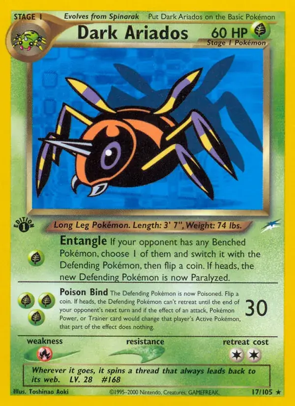 Dark Ariados - 17/113 - Neo Destiny