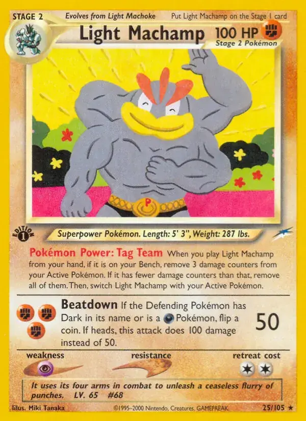 Light Machamp - 25/113 - Neo Destiny