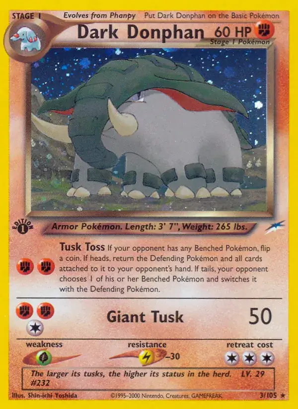 Dark Donphan - 3/113 - Neo Destiny