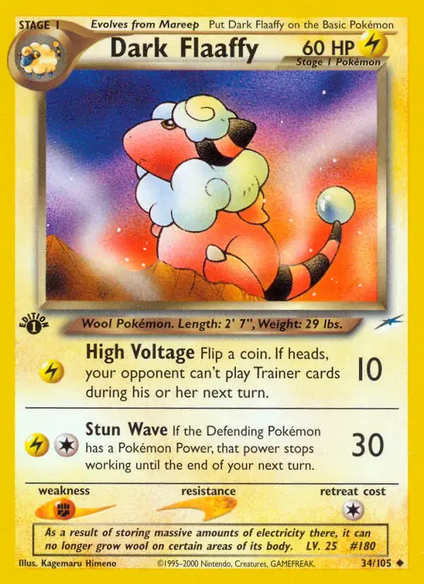 Dark Flaaffy - 34/113 - Neo Destiny