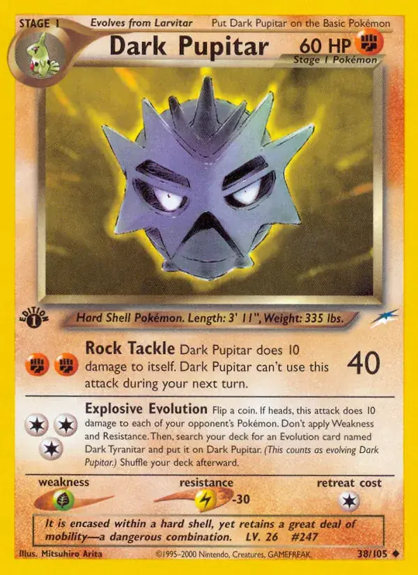 Dark Pupitar - 38/113 - Neo Destiny