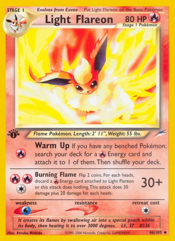 Light Flareon - 46/113 - Neo Destiny