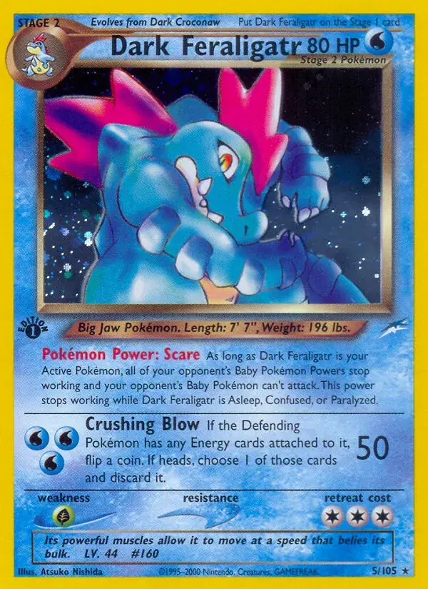 Dark Feraligatr - 5/113 - Neo Destiny