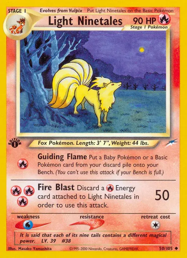 Light Ninetales - 50/113 - Neo Destiny