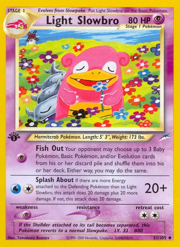 Light Slowbro - 51/113 - Neo Destiny