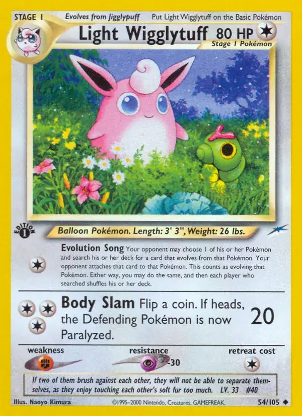 Light Wigglytuff - 54/113 - Neo Destiny