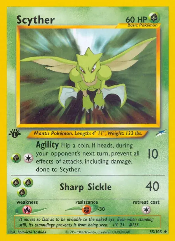 Scyther - 55/113 - Neo Destiny