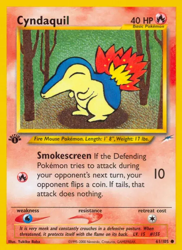 Cyndaquil - 61/113 - Neo Destiny