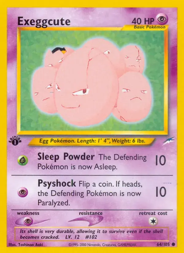 Exeggcute - 64/113 - Neo Destiny