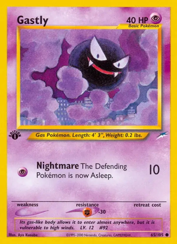 Gastly - 65/113 - Neo Destiny