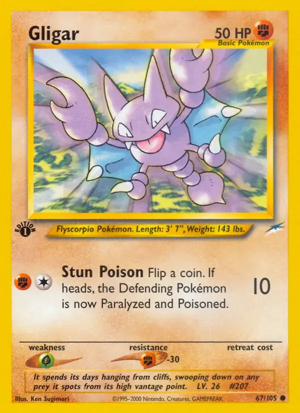 Gligar - 67/113 - Neo Destiny
