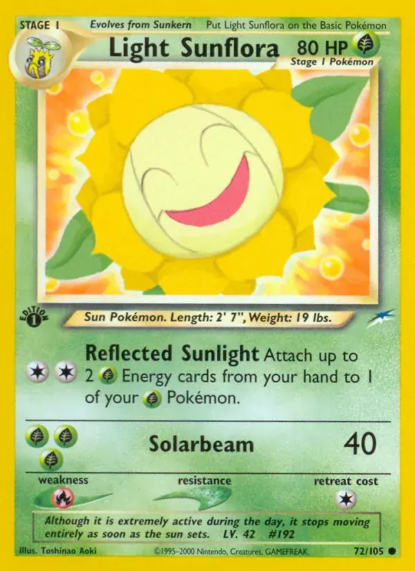 Light Sunflora - 72/113 - Neo Destiny
