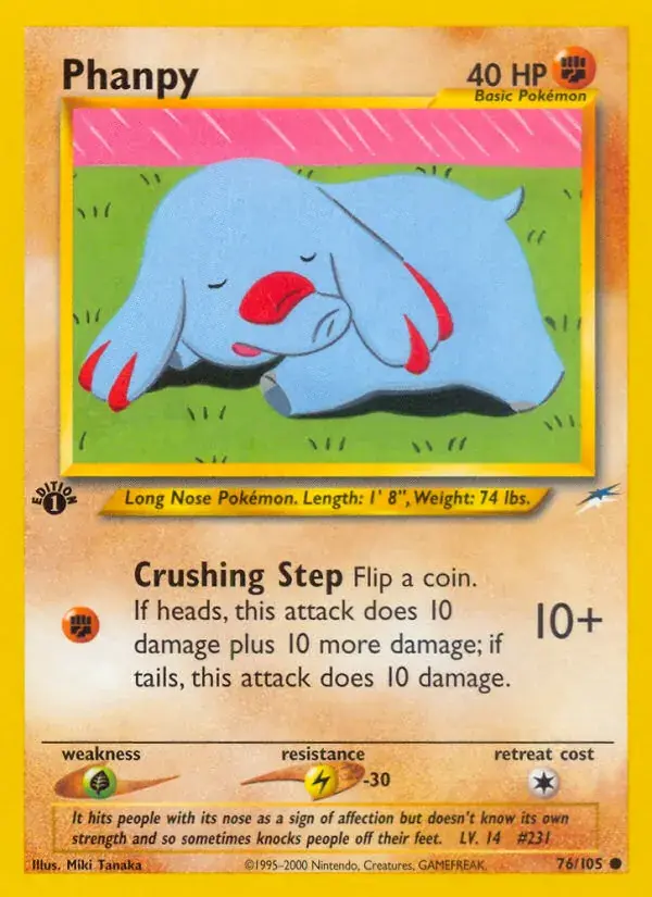 Phanpy - 76/113 - Neo Destiny