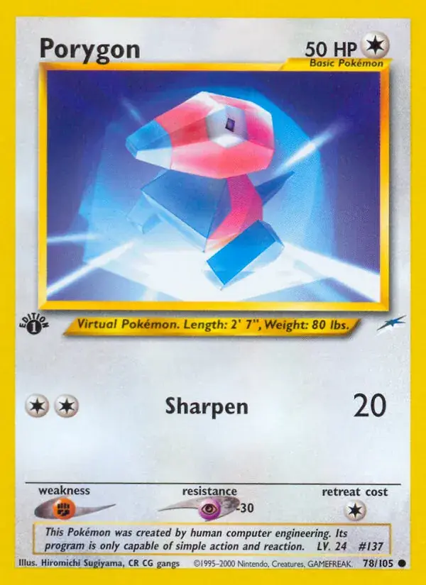 Porygon - 78/113 - Neo Destiny