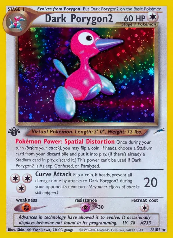 Dark Porygon2 - 8/113 - Neo Destiny