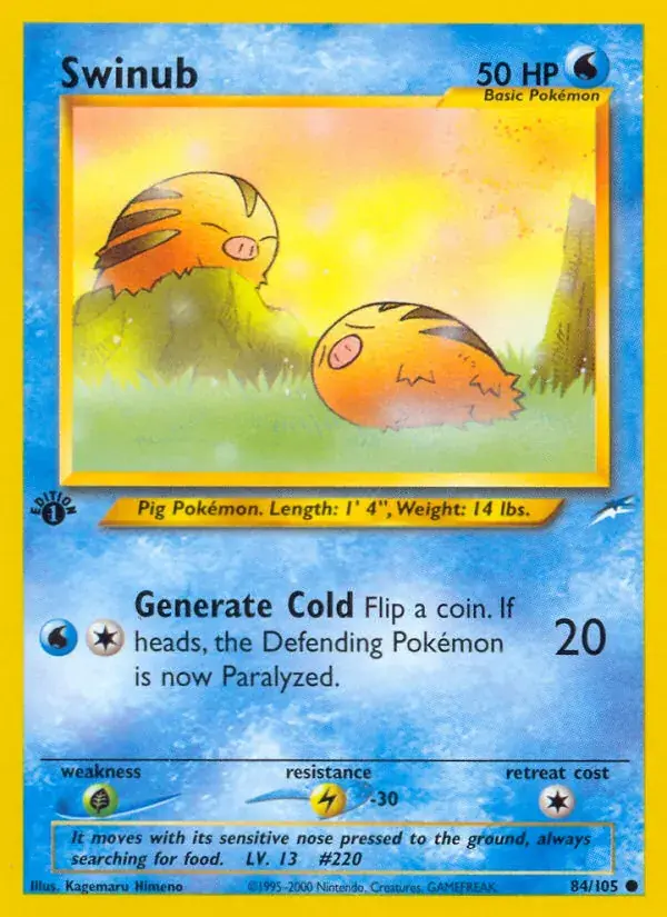 Swinub - 84/113 - Neo Destiny