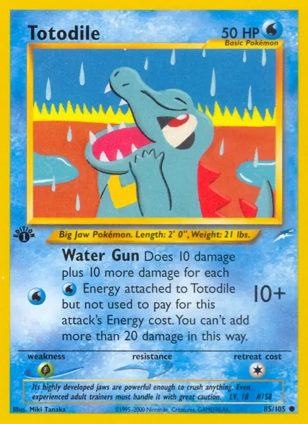 Totodile - 85/113 - Neo Destiny