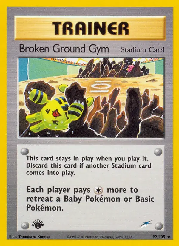 Broken Ground Gym - 92/113 - Neo Destiny