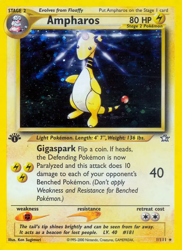 Ampharos - NG-1/111 - Neo Genesis