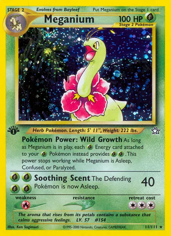 Meganium - 11/111 - Neo Genesis