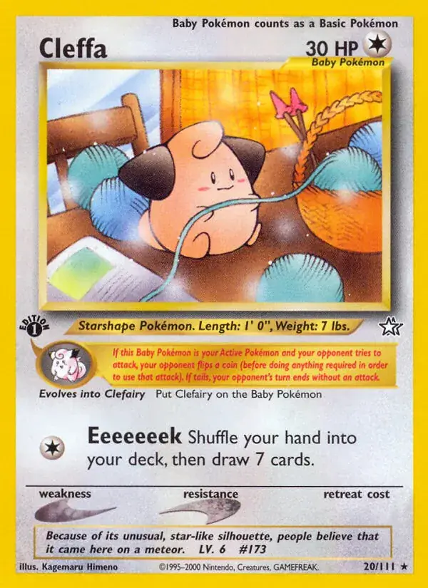 Cleffa - 20/111 - Neo Genesis