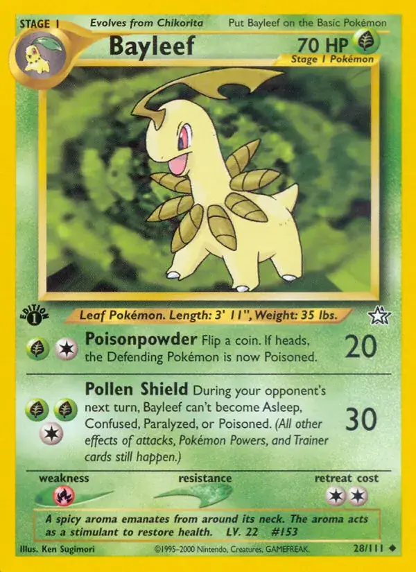 Bayleef - 28/111 - Neo Genesis