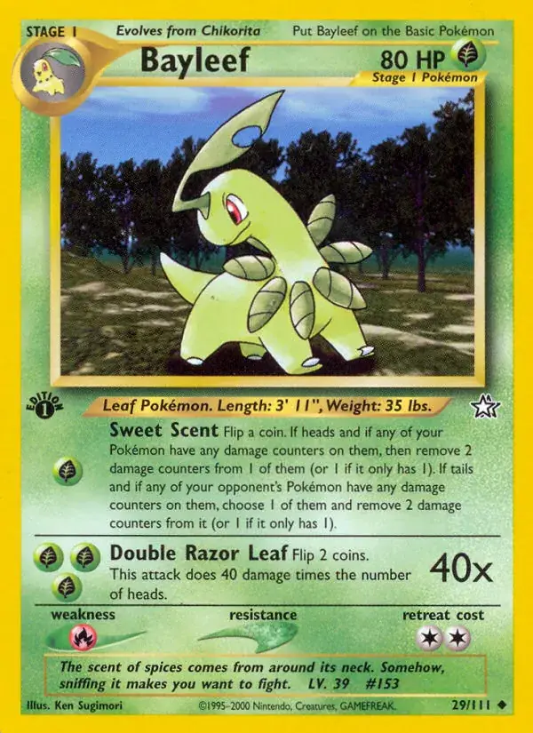Bayleef - 29/111 - Neo Genesis