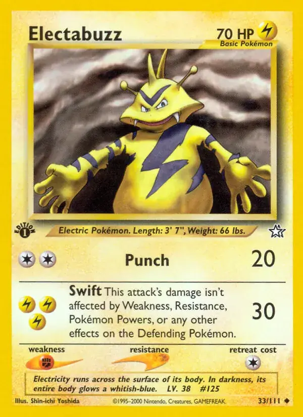 Electabuzz - 33/111 - Neo Genesis